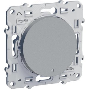 ODACE Переключатель с LED подсветкой алюминий (S53R263) - фото 4