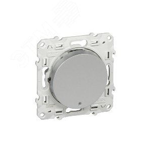 ODACE Переключатель с LED подсветкой алюминий (S53R263) - фото 7