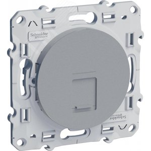 Odace Алюминий Розетка компьютерная RJ45 кат.5Е UTP infraplus | S53R471 | Schneider Electric - фото 2