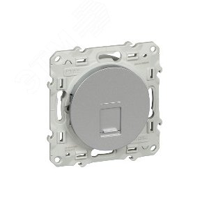 Odace Алюминий Розетка компьютерная RJ45 кат.5Е UTP infraplus | S53R471 | Schneider Electric - фото 8