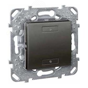 2-КНОП. ВЫК-ЛЬ С ИНДИКАТОРОМ LED, ГРАФИТ | MGU5.530.12 | Schneider Electric - фото 4