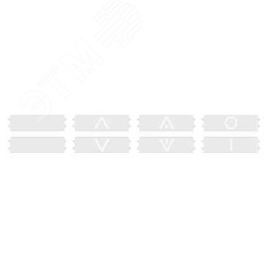 Выключатель двухкнопочный с индикатором LED белый 5