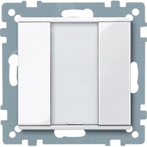 SM,1 КН. ВЫКЛ PLUS, АКТ.БЕЛ.БЛ | MTN617125 | Schneider Electric - фото 4
