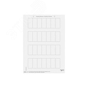 SM,ЭТИКЕТКИ ДЛЯ 1-, 2- ИЛИ 4-КН.ВЫКЛ,БЕЛ | MTN618319 | Schneider Electric 7