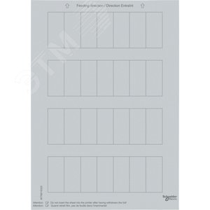 SM,ЭТИКЕТКИ ДЛЯ 1-, 2- ИЛИ 4-КН.ВЫКЛ,СЕР | MTN618320 | Schneider Electric 2