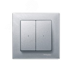 SM, КЛАВИША ДЛЯ МОДУЛЯ 2 КН. ВЫК, АЛЮМ. | MTN625260 | Schneider Electric - фото 7