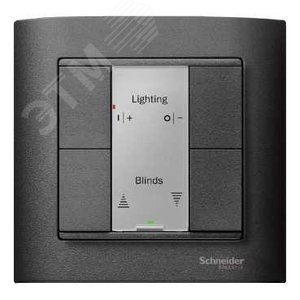 SM,2 КН. ВЫКЛ PLUS, АНТРАЦИТ | MTN627614 | Schneider Electric - фото 3
