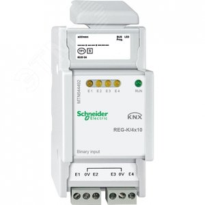 БИНАРНЫЙ ВХОД REG-K/4X10 | MTN644492 | Schneider Electric - фото 2