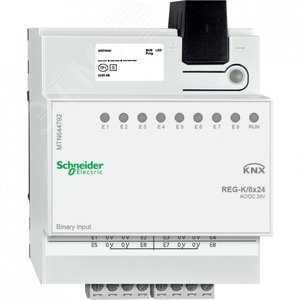 БИНАРНЫЙ ВХОД REG-K/8X24 | MTN644792 | Schneider Electric - фото 2