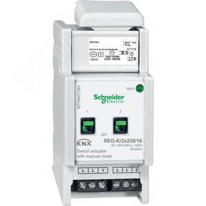 АКТОР ДЛЯ ВЫКЛ REG-K/2X230/16 С РУЧН УПР | MTN647393 | Schneider Electric - фото 4