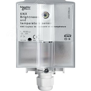 ДАТЧИК ОСВЕЩЕННОСТИ И ТЕМПЕРАТУРЫ | MTN663991 | Schneider Electric - фото 4