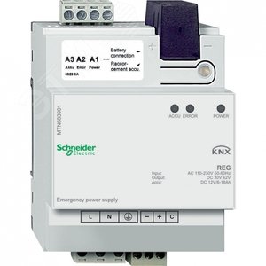 АВАРИЙНЫЙ ИСТОЧНИК ЭЛЕКТРОПИТАНИЯ REG-K | MTN683901 | Schneider Electric - фото 2