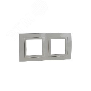 UNICA Рамка 2 поста бежевая (MGU2.004.25) 4