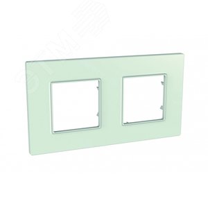 Unica-Quadro рамка х 2 матов стекло - фото 2
