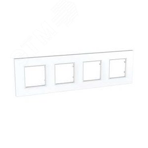 Unica Quadro Белый Рамка 4-ая | MGU2.708.18 | Schneider Electric - фото 3