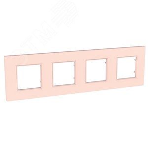 Unica Quadro Розовый жемчуг Рамка 4-ая | MGU4.708.37 | Schneider Electric - фото 3