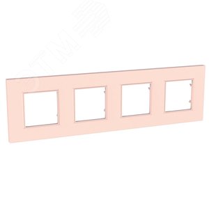 Unica Quadro Розовый жемчуг Рамка 4-ая | MGU4.708.37 | Schneider Electric - фото 4