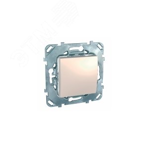 Выключатель одноклавишный, в рамку, бежевый (MGU5.201.25ZD) 4