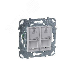 Unica Белый Розетка комп(RJ45) 2-ая кат.5е с полем для надписи | MGU5.2020.18ZD | Schneider Electric - фото 6