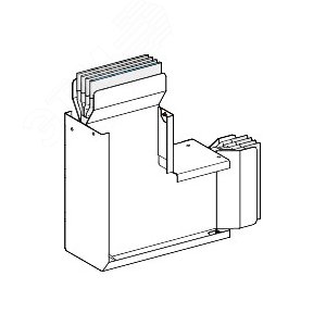 СЕКЦИЯ УГЛОВАЯ ГОРИЗОНТАЛЬНАЯ N1 | KTC1000LP4B1 | Schneider Electric 6