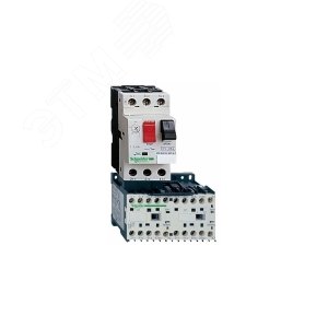 Пускатель магнитный 6А = 24B реверсивный GV2-ME06 1-1.6А GV2MEK2 - фото 8