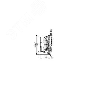 ВЕНТ-ТОР 297M3/Ч 24В ЦВЕТ RAL7035 | NSYCVF300M24DPF | Schneider Electric 6