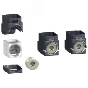 3 АЛЮМ. ЗАЩЕЛК. КЛЕММЫ ДО 250А 25-95 ММ2 | LV429227 | Schneider Electric 5