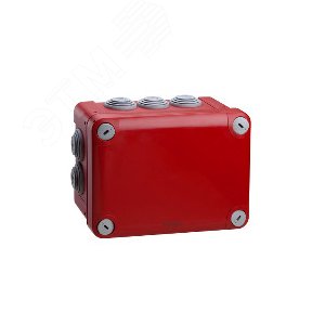 Коробка соединительная MUREVA IP55 КРАСНАЯ 6