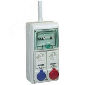 Щит KAEDRA IP65 8 модулей + 2 отверстия розетка 63А - фото 11