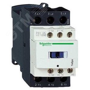 КОНТАКТОР D 3Р,32 A,НО+НЗ,220V 50/60 ГЦ,ЗАЖИМ ПОД ВИНТ, | LC1D32M7 | Schneider Electric 6