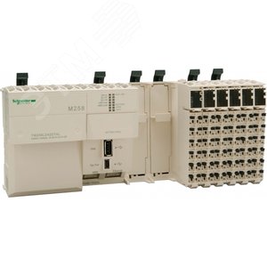 Контроллер логический M258 ETHERNET 42 дискретных входа/выхода 4 аналоговых входа 2PCI - фото 3