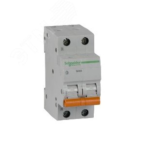 Выключатель автоматический двухполюсный (1п+N) ВА63 25А C 4,5кА | 11215 | Schneider Electric 6