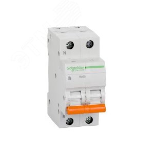 Выключатель автоматический двухполюсный (1п+N) ВА63 32А C 4,5кА | 11216 | Schneider Electric 6