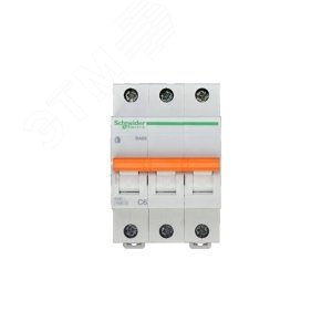 Выключатель автоматический трехполюсный ВА63 6А C 4,5кА | 11221 | Schneider Electric 6
