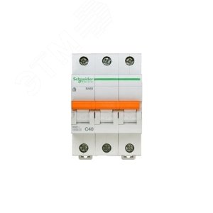 Выключатель автоматический трехполюсный ВА63 40А C 4,5кА | 11227 | Schneider Electric 6