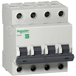 Выключатель автоматический четырехполюсный EASY 9 20А B 4,5кА | EZ9F14420 | Schneider Electric - фото 4