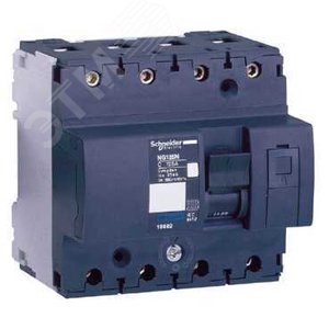 Выключатель автоматический четырехполюсный NG125N 125А C 25кА | 18662 | Schneider Electric 14