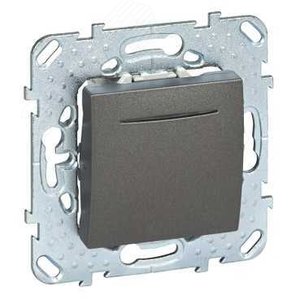 Unica TOP Графит Выключатель 1-клавишный кнопочный с/п | MGU5.206.12NZD | Schneider Electric - фото 8