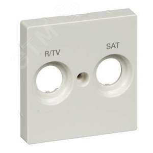 Центральная плата с маркировкой R/TV и SAT белый (MTN299819) - фото 6