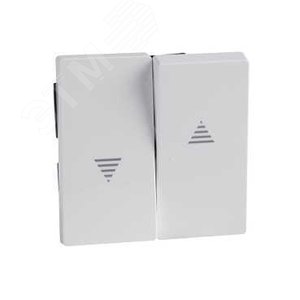 КЛАВИША X2 ДЛЯ РОЛЬСТАВНЕЙ, БЕЛЫЙ | MTN432425 | Schneider Electric 7