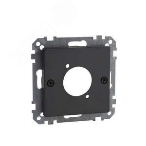 Центральная плата для розетки с разъемом XLR антрацит 8