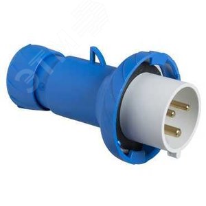 Вилка кабельная 32А 2Р+E IP67 220В винтовые контакты (PKE32M723) - фото 6