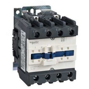 КОНТАКТОР D 4Р (4 НО), AC1 125 A, 48V DС, ЗАЖИМ ПОД ВИНТ | LP1D80004ED | Schneider Electric 2