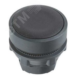 Головка кнопки с потайным толкателем черная (ZB5AA2) 6