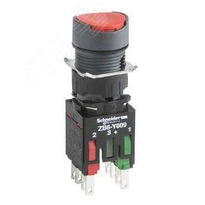 КНОПКА 16ММ КРАСНАЯ С ВОЗВРАТОМ XB6AA45B | XB6AA45B | Schneider Electric 5