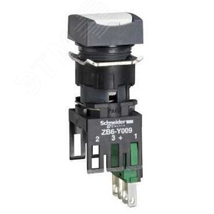 КНОПКА 16ММ БЕЛАЯ XB6CA11B | XB6CA11B | Schneider Electric 5