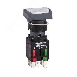 КНОПКА 16ММ 12-24В БЕЛАЯ С ВОЗВРАТОМ XB6DW1B1B | XB6DW1B1B | Schneider Electric 6