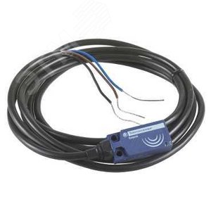 ИНДУКТИВНЫЙ ДАТЧИК, ПРЯМОУГ. ФОРМЫ, 5ММ, =12-24В,КАБЕЛЬ 2М, 1НЗ, NPN | XS7F1A1NBL2 | Schneider Electric 4