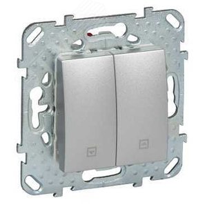 Unica TOP Алюминий Выключатель кнопочный для жалюзи | MGU5.207.30ZD | Schneider Electric - фото 8