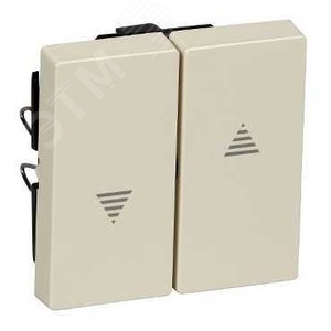 КЛАВИША X2 ДЛЯ РОЛЬСТАВНЕЙ, БЕЖЕВЫЙ - фото 7